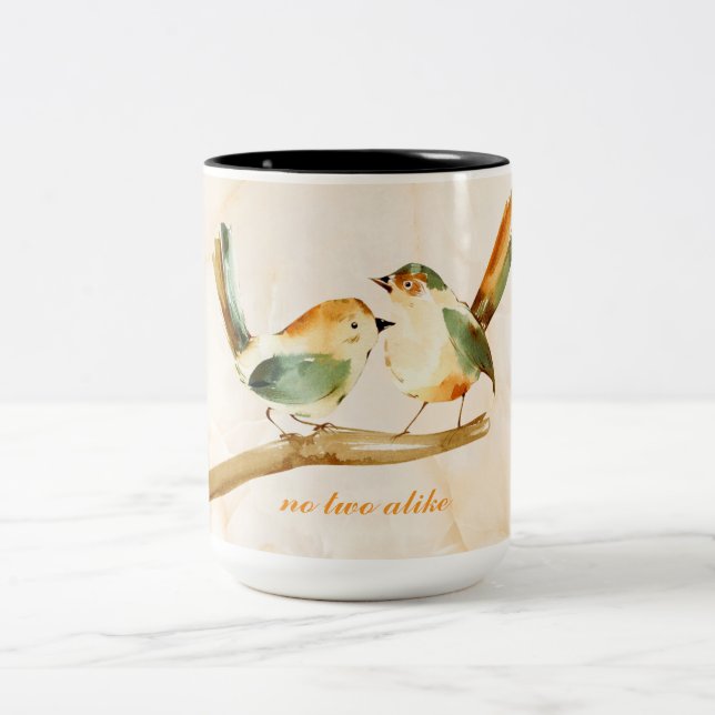 Inga två likadana Twillingar Två-Tonad Mugg (Center)