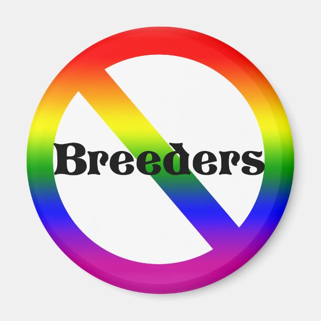 Inga uppfödare magnet (Framsidan)