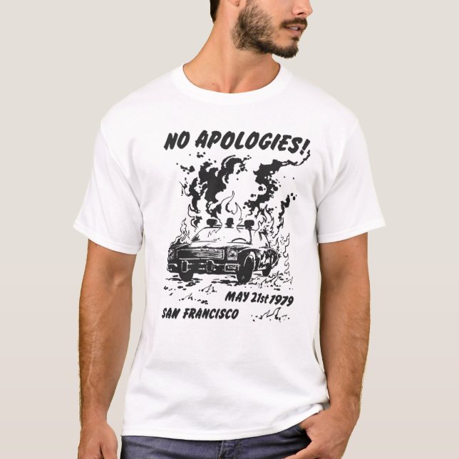 Inga ursäkter tee shirt (Framsida)