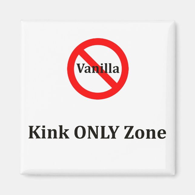 Inga Vanilla KINK endast Zona Magnet (Framsidan)