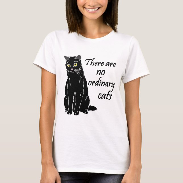 Inga vanliga katter t shirt (Framsida)