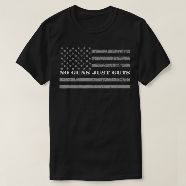 Inga vapen, bara Flagga. T Shirt (Design framsida)
