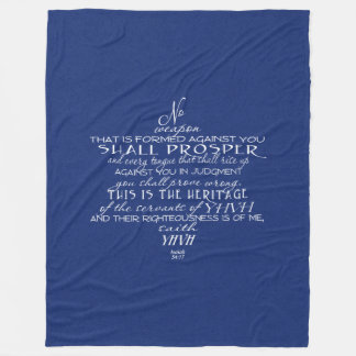 Inga vapendavidsstjärnablått fleecefilt