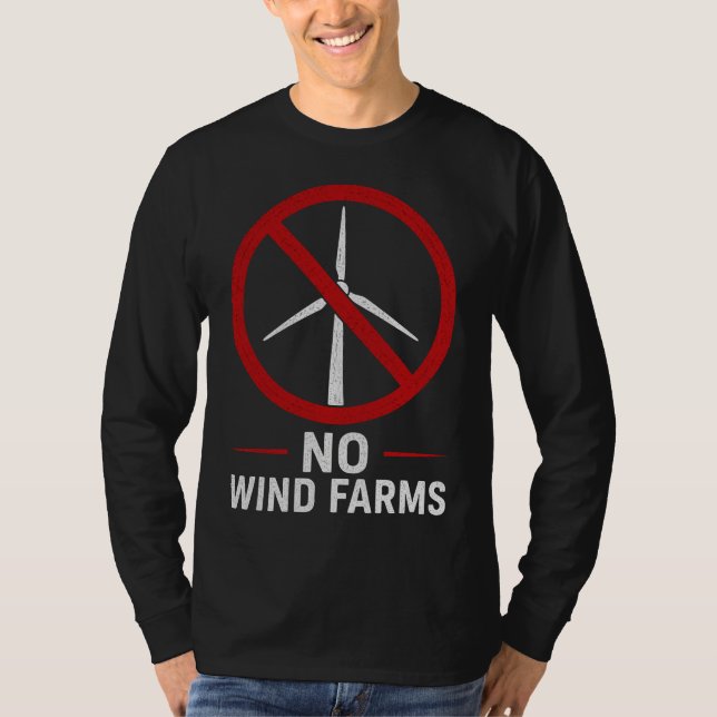 Inga vindkraftparker - Inga vindkraftverk T Shirt (Framsida)