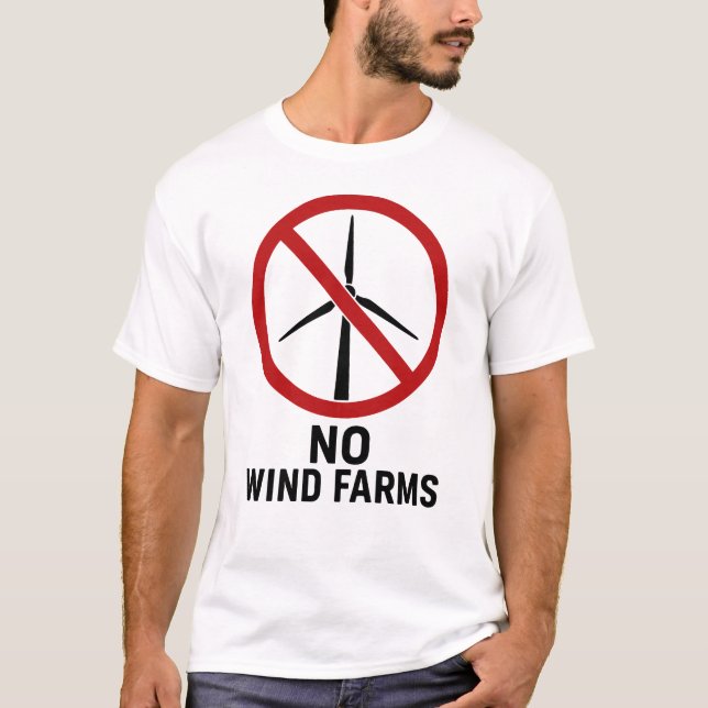 Inga vindkraftparker - Inga vindkraftverk T Shirt (Framsida)