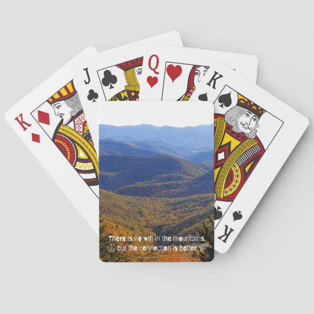 Inga WIFI-uppspelningskort Casinokort (Baksidan)