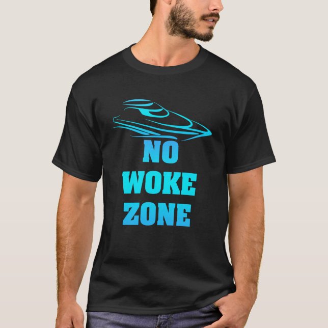Inga Woke Zon Anti-Democrate Leftist Pro Rep. T Shirt (Framsida)