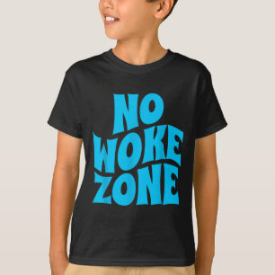 Inga Wokes Här, Rolig Republikan , Konservativ Rös T Shirt