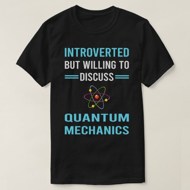 Ingående kvantmekanik t shirt (Design framsida)