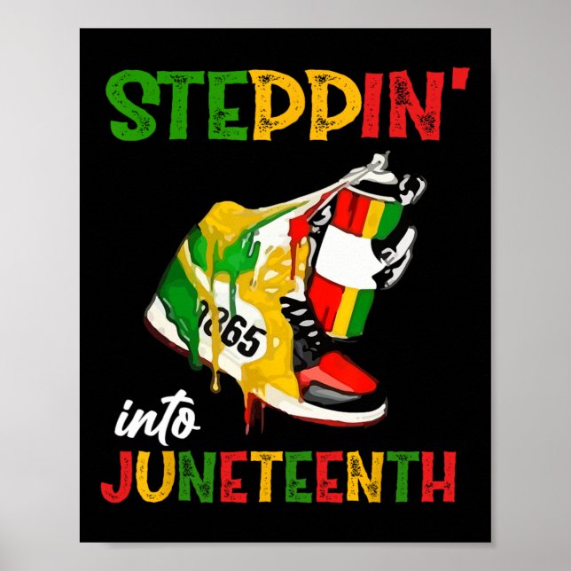Ingång i Junetteonde 1865-Pridet Svartaafrika Poster (Framsidan)