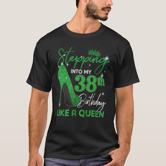 Ingång i min 38:e födelsedagskurs ger kvinnor hög  t shirt (Framsida)