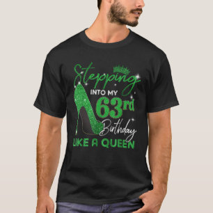 Ingång i min 63:e födelsedagskalkyl ger kvinnor hö t shirt