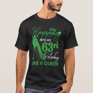 Ingång i min 63:e födelsedagskalkyl ger kvinnor hö t shirt