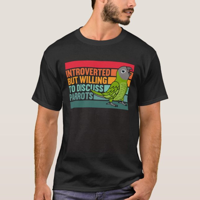 Ingång, men Parrots Dusky under Conure T Shirt (Framsida)
