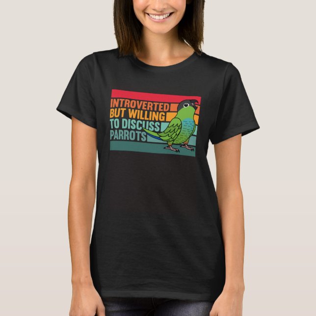 Ingång, men Parrots Nanday Conure T Shirt (Framsida)