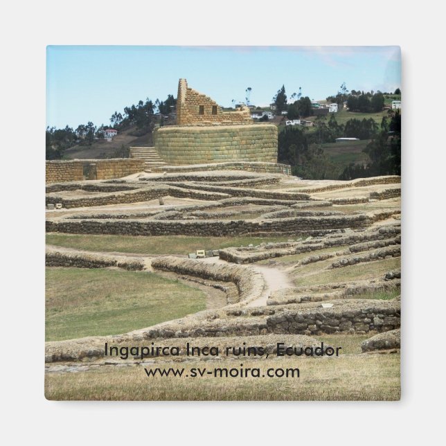 Ingapirca Inca ruins, Ecuador Magnet (Framsidan)