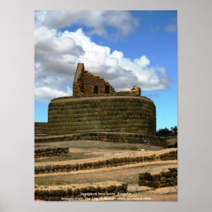Ingapirca Inca ruins, Ecuador Poster