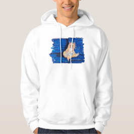 Ingefär Gamer Katt Hoodie