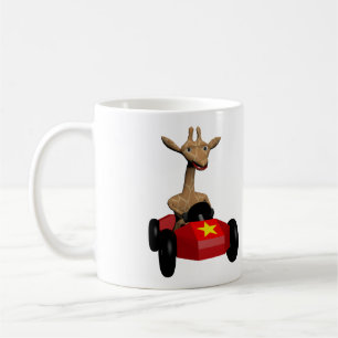 Ingefära girafftävlan kaffemugg