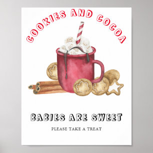 Ingefärskakor med kakaobabies är söta poster