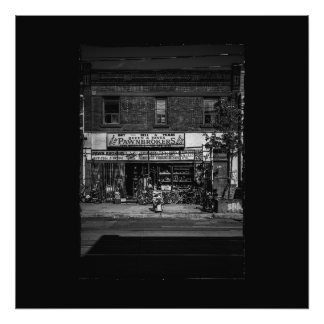 Ingen 1030 Queen St E 3 med kant Fototryck