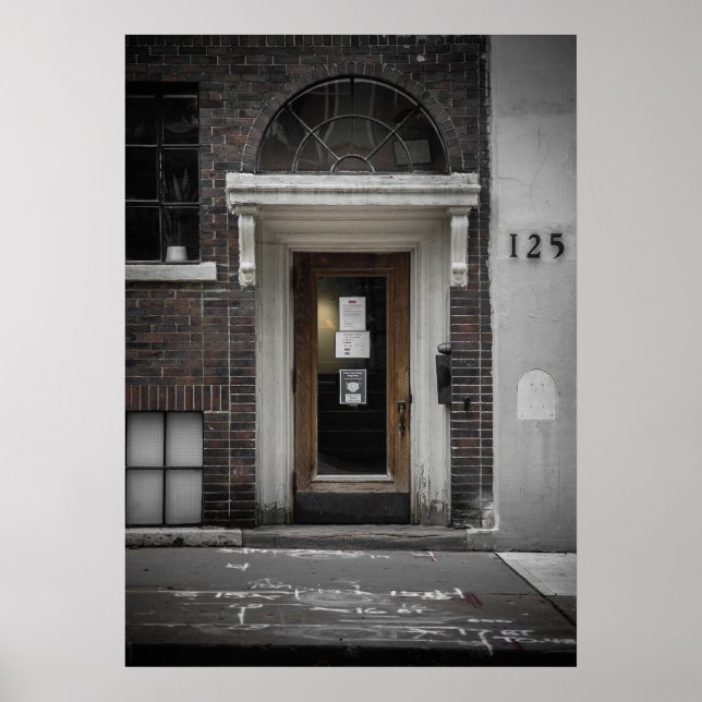 Ingen 125 George St 1 Färgversion Poster (Framsidan)