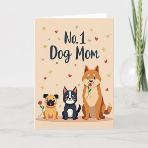 Ingen 1 Hundmamma Hjärtadagens kort