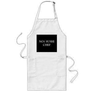 Ingen 1 Sushi Chef>förkläde Långt Förkläde
