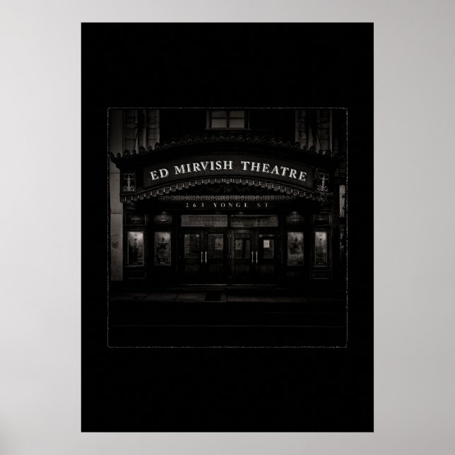Ingen 263 Yonge St 2 med kantlinje Poster (Framsidan)