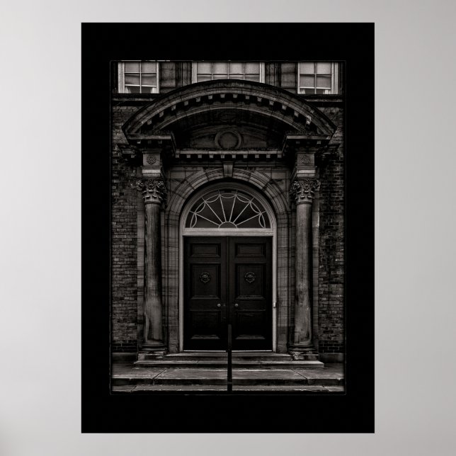 Ingen 27 King's College Circle 1 med kantlinje Poster (Framsidan)