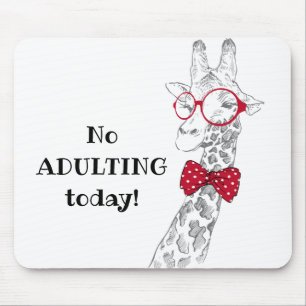 Ingen adultiv idag, konstig Giraffe Musmatta