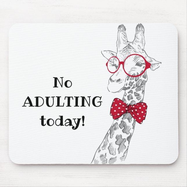 Ingen adultiv idag, konstig Giraffe Musmatta (Framsidan)