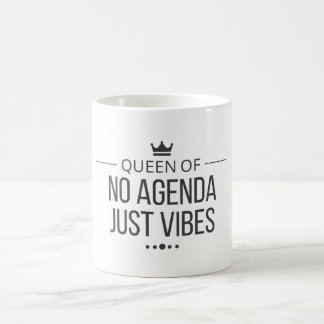 Ingen Agenda Bara Vibbar Mug - Roligt Företagsskäm Kaffemugg