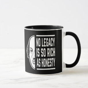 Ingen äldre är så Rik Shakespeare Quote Thespian Mugg