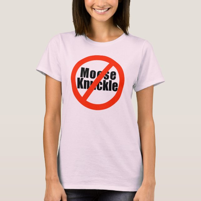Ingen älgknoge t-shirt (Framsida)