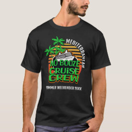 INGEN ALKOHOL FARTYGSBESÄTTNING Vänner Grupp Fest T Shirt