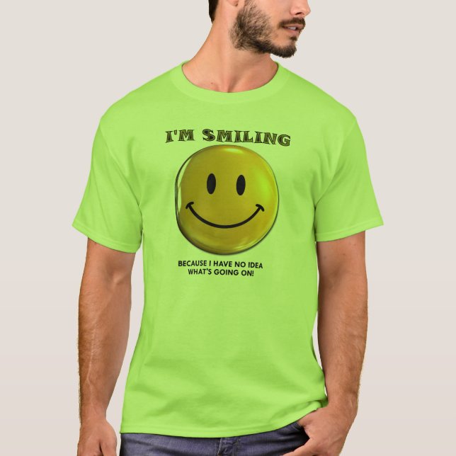 Ingen aning t-shirt (Framsida)