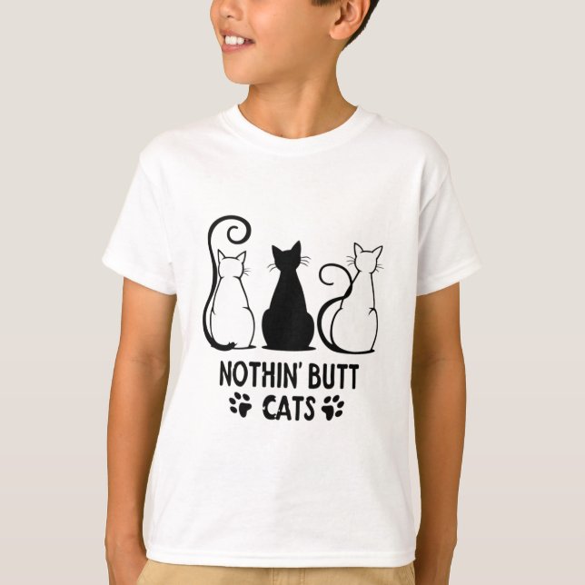 Ingen annan än katter t shirt (Framsida)