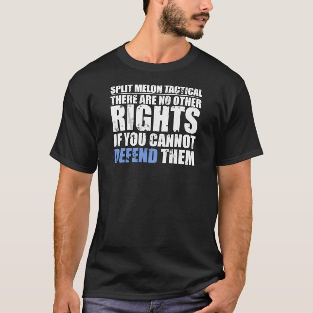 Ingen annan rättigheter, om du inte kan försvara t shirt (Framsida)