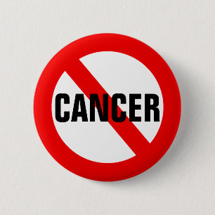 Ingen Anti cancer undertecknar knäppas Knapp