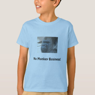 Ingen apaaffär! Barnskjorta Tee Shirt