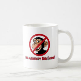Ingen apaaffär kaffemugg