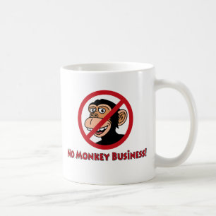 Ingen apaaffär kaffemugg