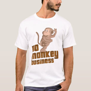 Ingen apaaffär lurar utslagsplatsen t shirt