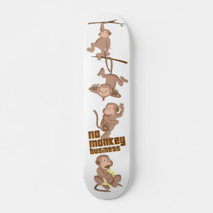 Ingen apaaffärsSkateboard Mini Skateboard Bräda 18,5 Cm