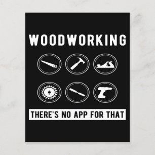 Ingen app för Woodworking working Flygblad