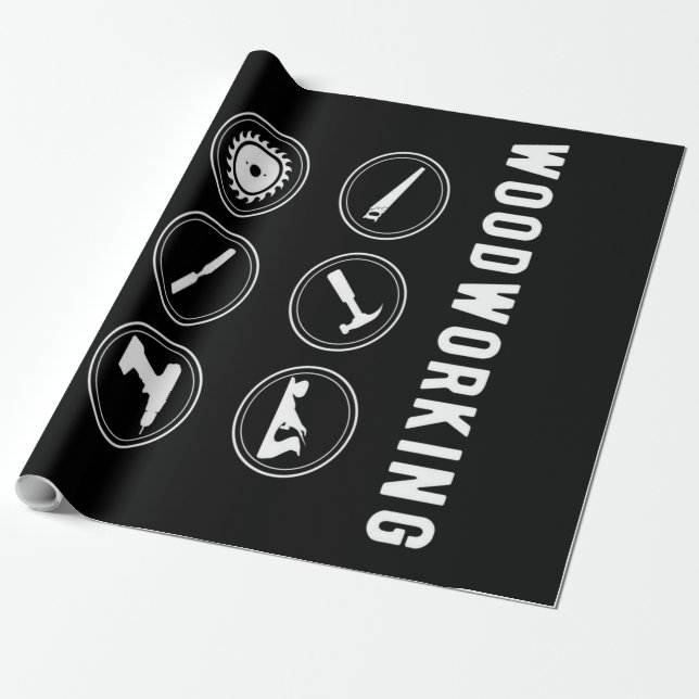 Ingen app för Woodworking working Presentpapper (Utrullad)