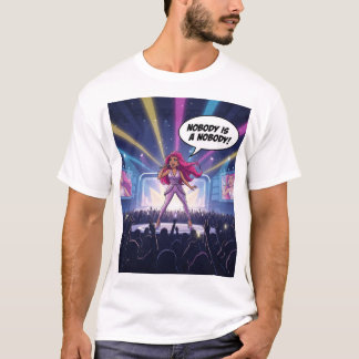 Ingen är en ingen - Popstjärna T-Shirt
