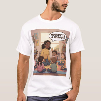 Ingen är en ingen - T-shirt för lärare