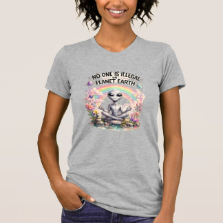 INGEN ÄR ILLEGAL PÅ PLANETEN JORDEN T SHIRT